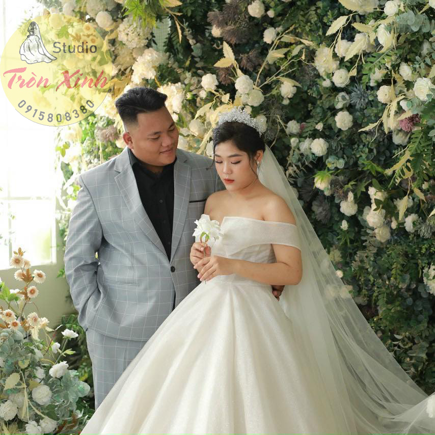 Cho thuê váy cưới bigsize tròn xinh vẫn là cô dâu tỏa sáng